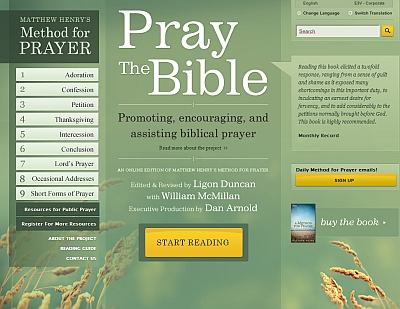 Молитва по Писанию, A Method of Prayer by Matthew Henry