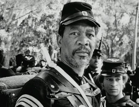 Морган Фриман (Morgan Freeman) в фильме "Доблесть" ("Glory", 1989)