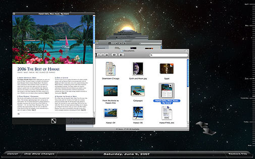 Mac OS X Time Machine. Изображение из Wikipedia
